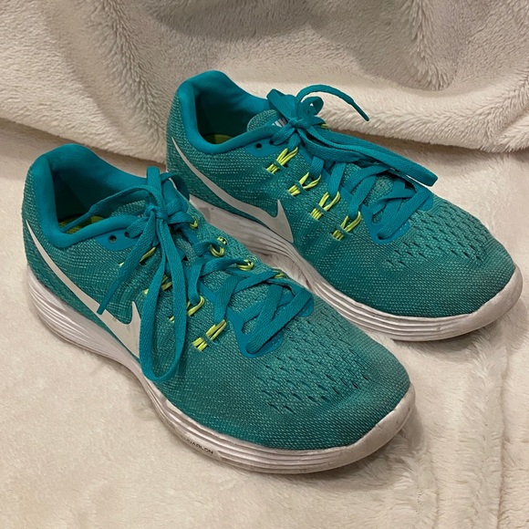 Nike Shoes - Nike Lunartempo 2 Green Mesh Running Tennis Athletic Shoes Size 6.5 VGC
